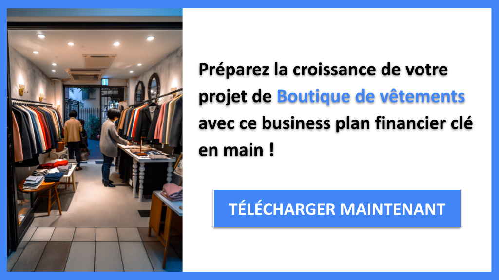 Exemple Business Plan pour Boutique de vêtements - Boutique de vêtements Plan Financier Exemple- CTA3
