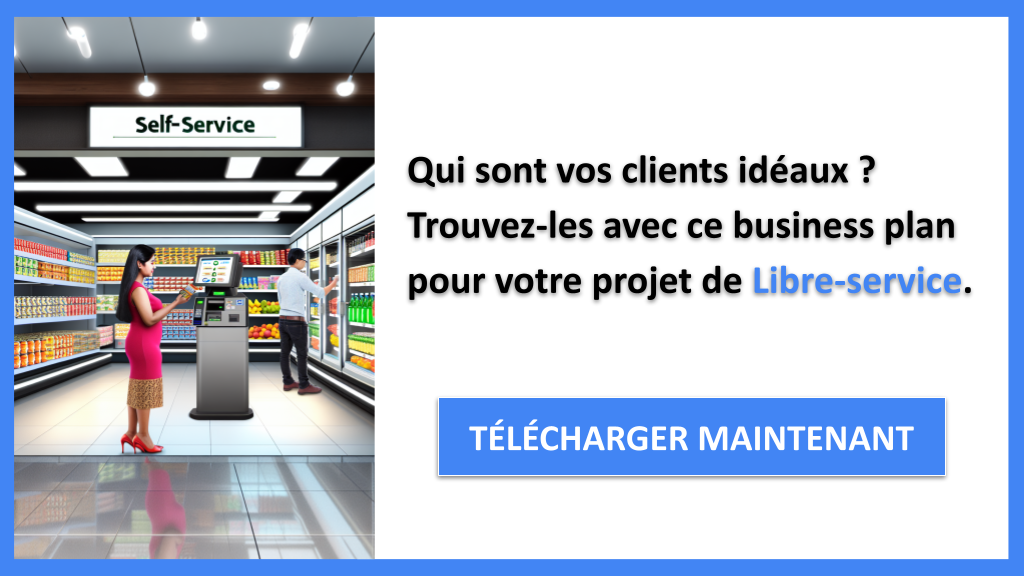 Exemple Business Plan pour Libre-service - Segments Clients Libre-service- CTA1