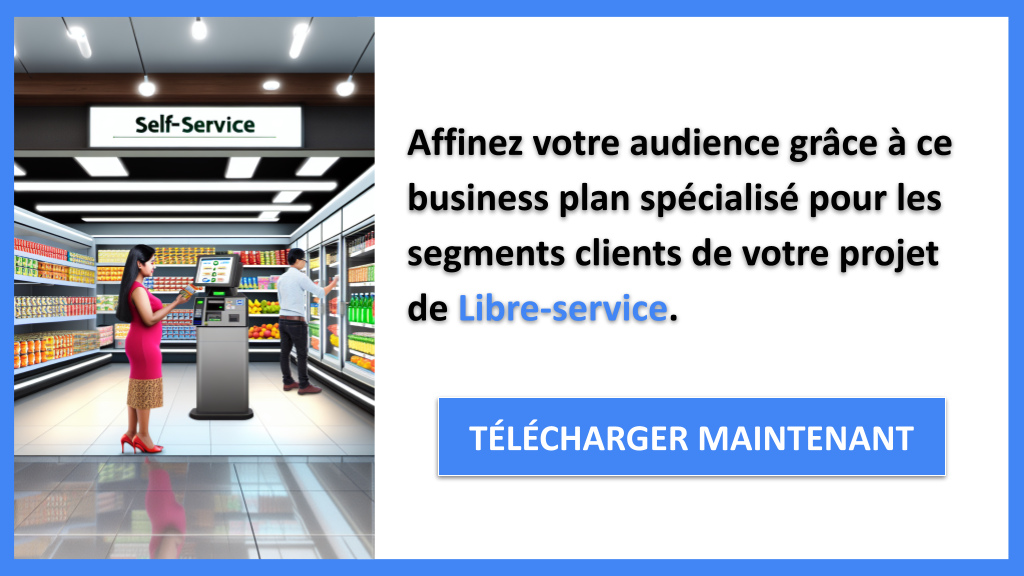 Exemple Business Plan pour Libre-service - Segments Clients Libre-service- CTA2
