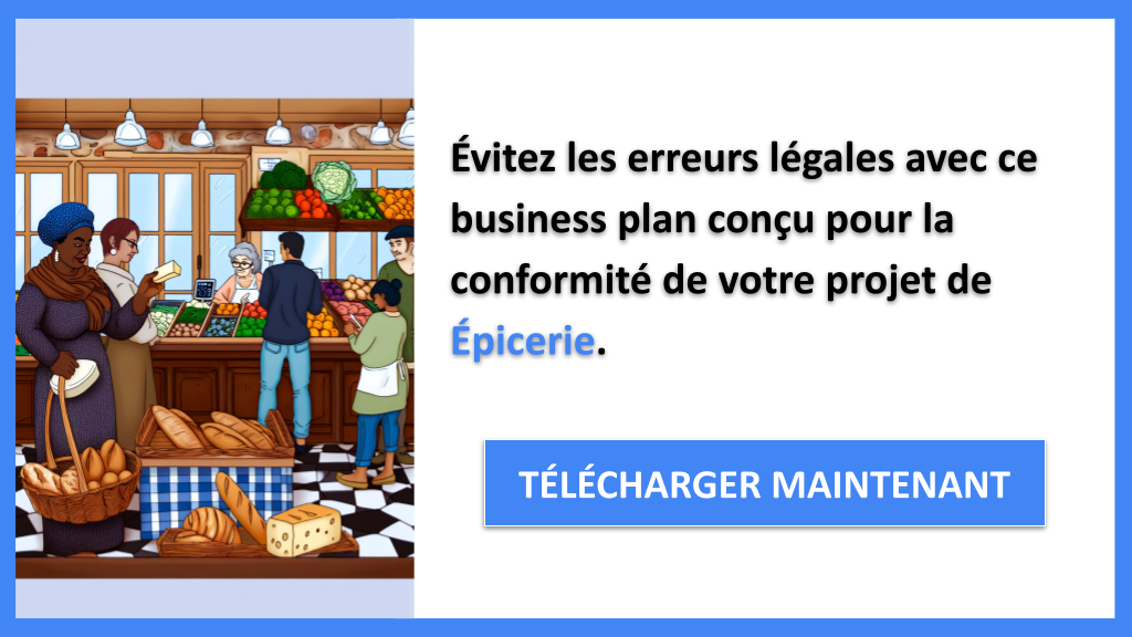 Exemple Business Plan pour Épicerie - Étude Juridique Épicerie- CTA2