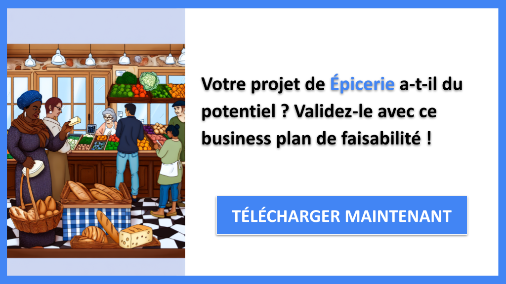 Exemple Business Plan pour Épicerie - Étude Faisabilité Épicerie- CTA1