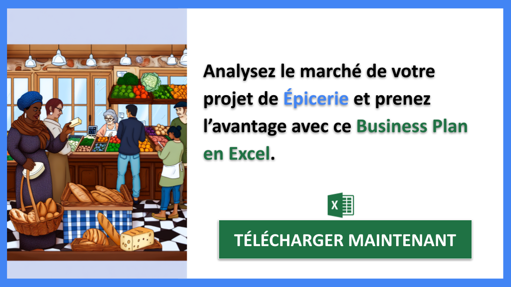 Exemple Business Plan pour Épicerie - Étude de la Concurrence Épicerie- CTA2