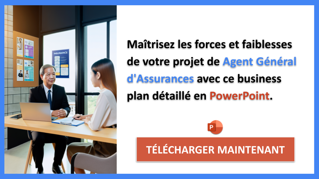 Exemple Business Plan pour Agent Général d'Assurances - Exemple Analyse SWOT Agent Général d'Assurances- CTA2
