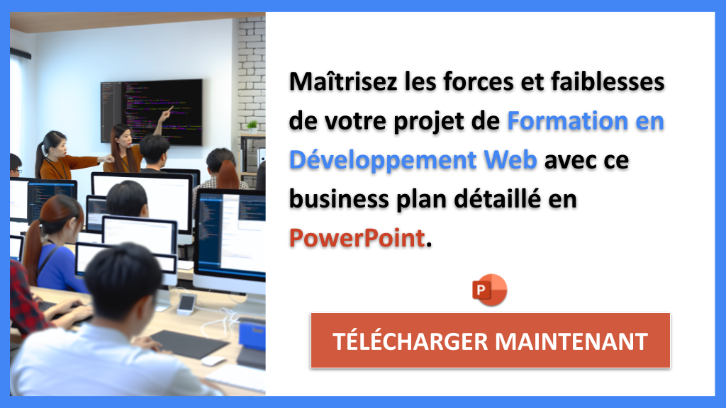 Exemple Business Plan pour Formation en Développement Web - Exemple Analyse SWOT Formation en Développement Web- CTA2