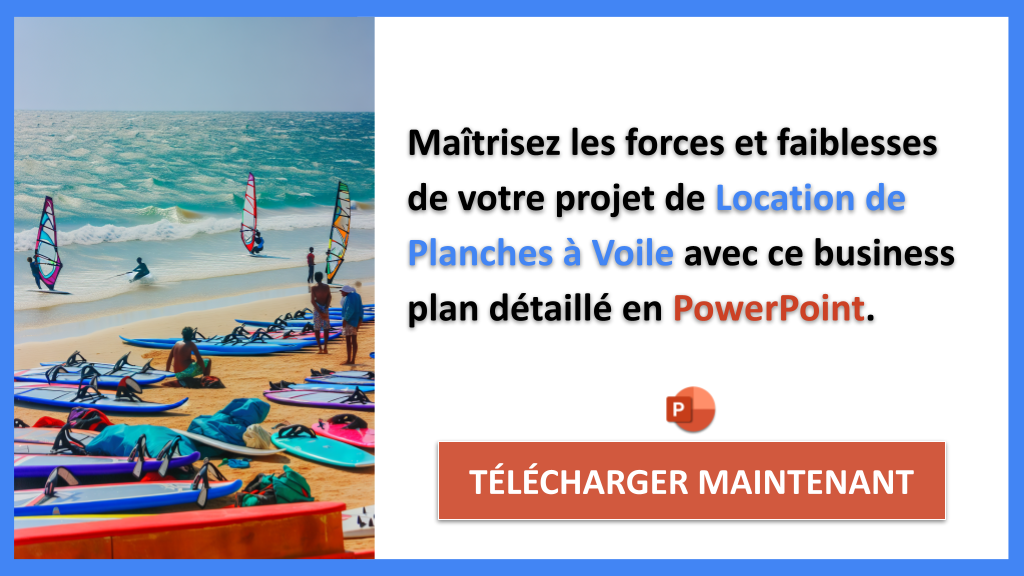 Exemple Business Plan pour Location de Planches à Voile - Exemple Analyse SWOT Location de Planches à Voile- CTA2