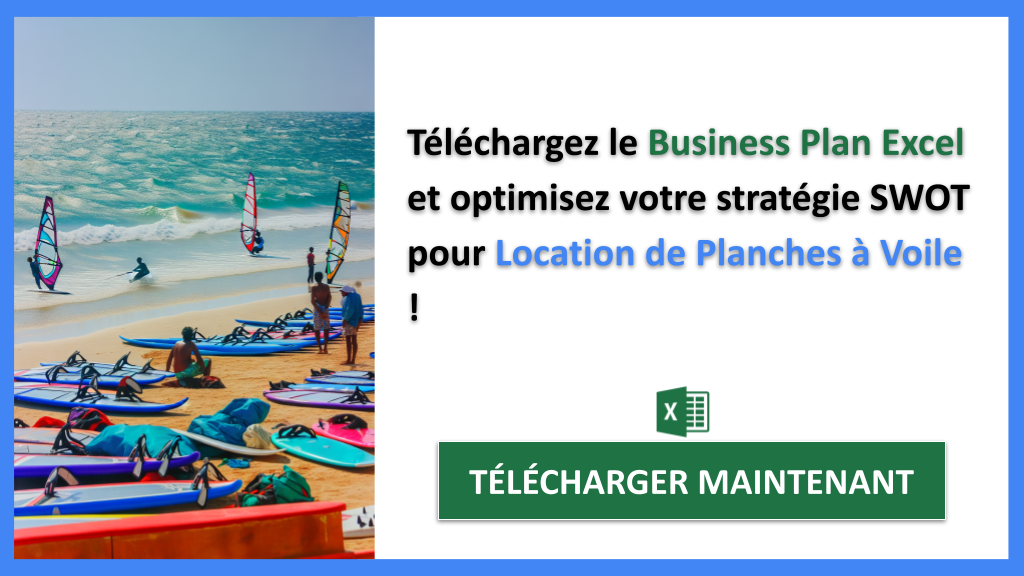 Exemple Business Plan pour Location de Planches à Voile - Exemple Analyse SWOT Location de Planches à Voile- CTA3