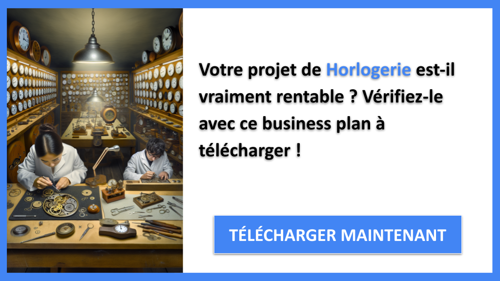 Horlogerie : Revenus et rentabilité, ce qu'il faut savoir 6 Exemple Business Plan pour Horlogerie - Horlogerie Revenus Rentabilité- CTA1