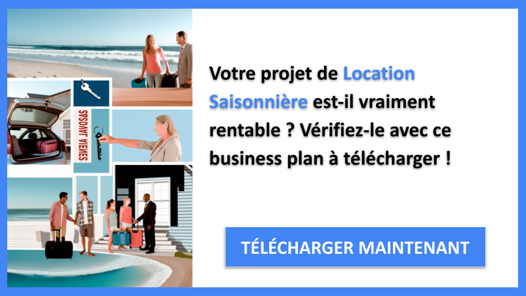 Exemple Business Plan pour Location Saisonnière - Location Saisonnière Revenus Rentabilité- CTA1