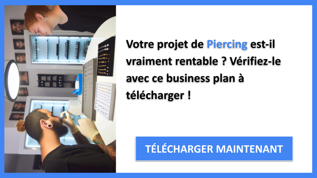 Exemple Business Plan pour Piercing - Piercing Revenus Rentabilité- CTA1