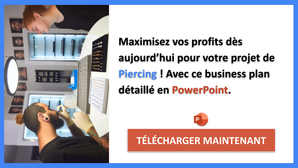 Exemple Business Plan pour Piercing - Piercing Revenus Rentabilité- CTA3