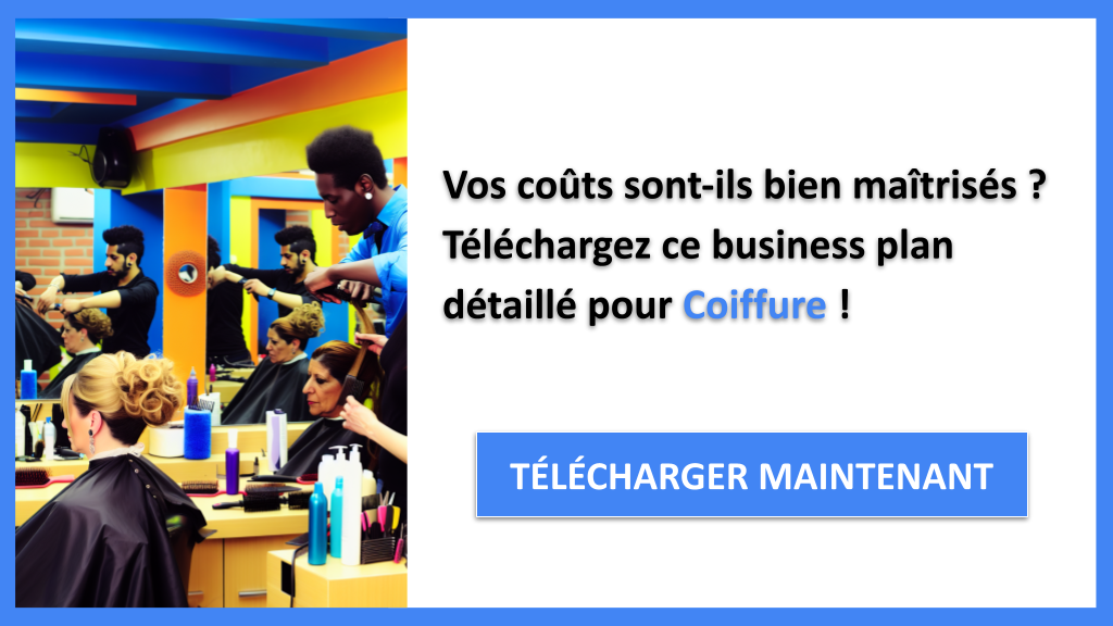 Exemple Business Plan pour Coiffure - Coût de gestion d'un salon de Coiffure- CTA1