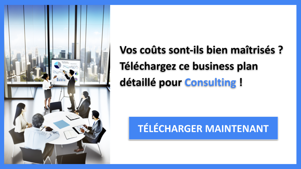 Exemple Business Plan pour Consulting - Coût de réalisation d'un service de Consulting- CTA1