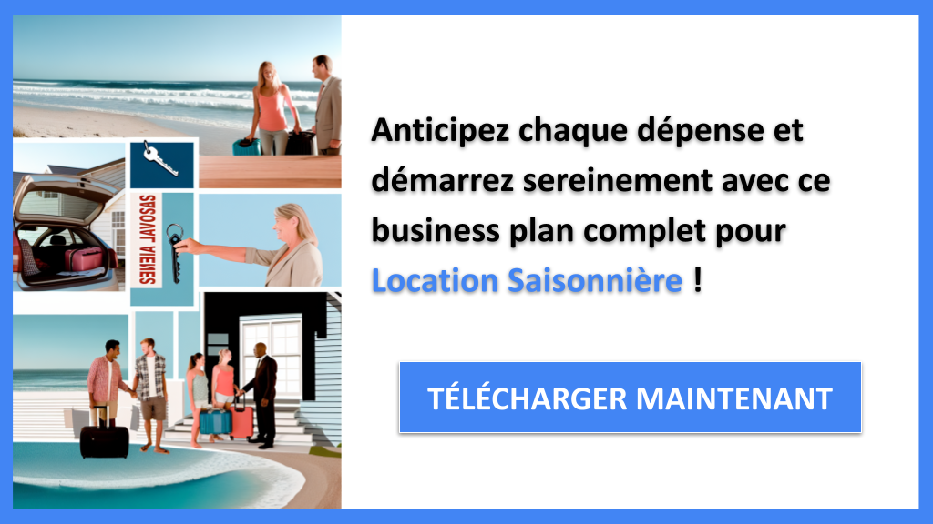Exemple Business Plan pour Location Saisonnière - Coût de mise en œuvre d'une Location Saisonnière- CTA3