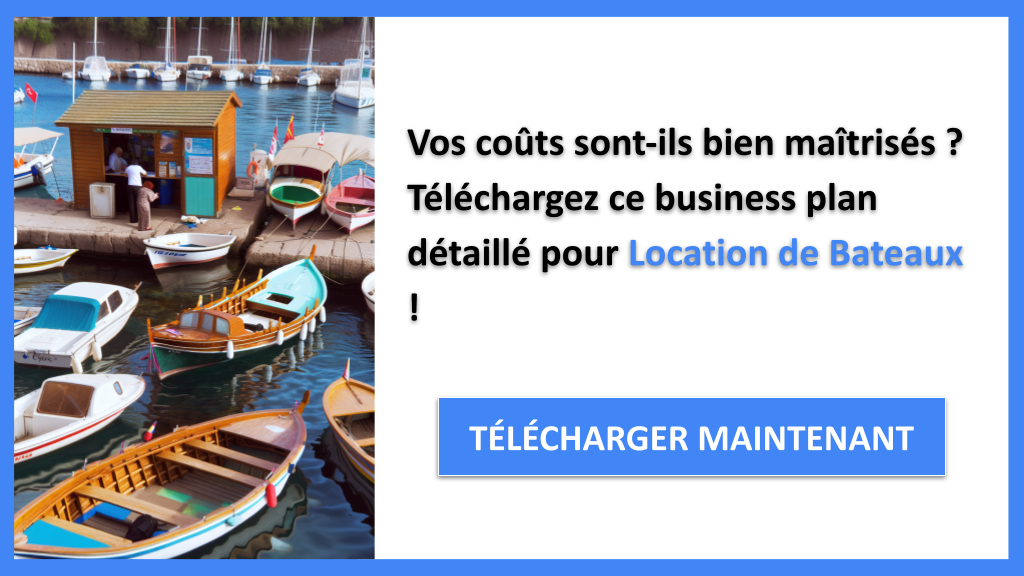 Exemple Business Plan pour Location de Bateaux - Coût de création d'une Location de Bateaux- CTA1