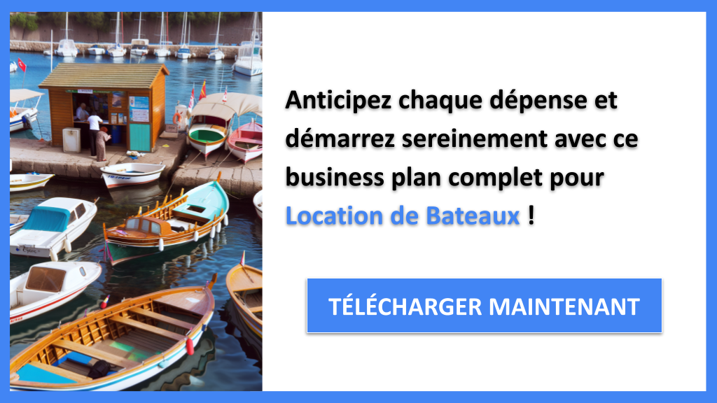 Exemple Business Plan pour Location de Bateaux - Coût de création d'une Location de Bateaux- CTA3