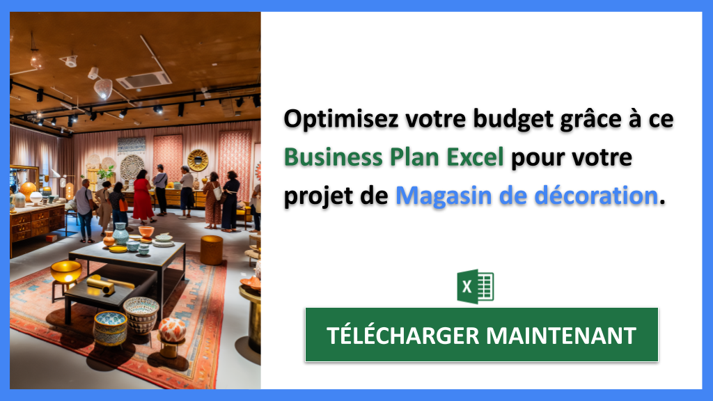 Exemple Business Plan pour Magasin de décoration - Coût de lancement d'un Magasin de décoration- CTA2