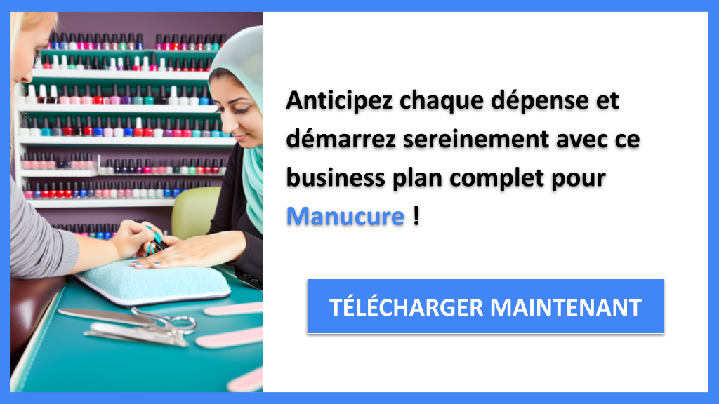 Exemple Business Plan pour Manucure - Coût de réalisation d'un service de Manucure- CTA3