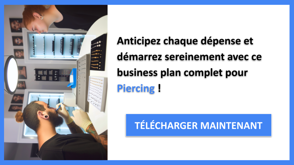 Exemple Business Plan pour Piercing - Coût de réaliser un Piercing- CTA3