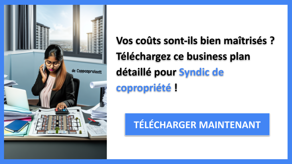 Exemple Business Plan pour Syndic de copropriété - Coût de mise en place d'un Syndic de copropriété- CTA1