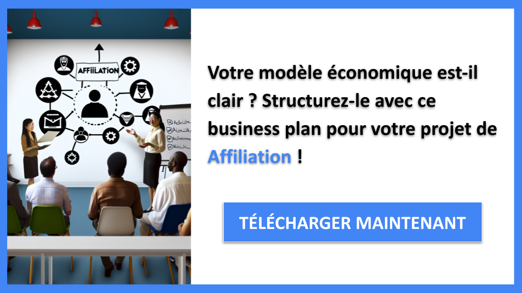 Exemple Business Plan pour Affiliation - Affiliation Business Model Canvas- CTA1