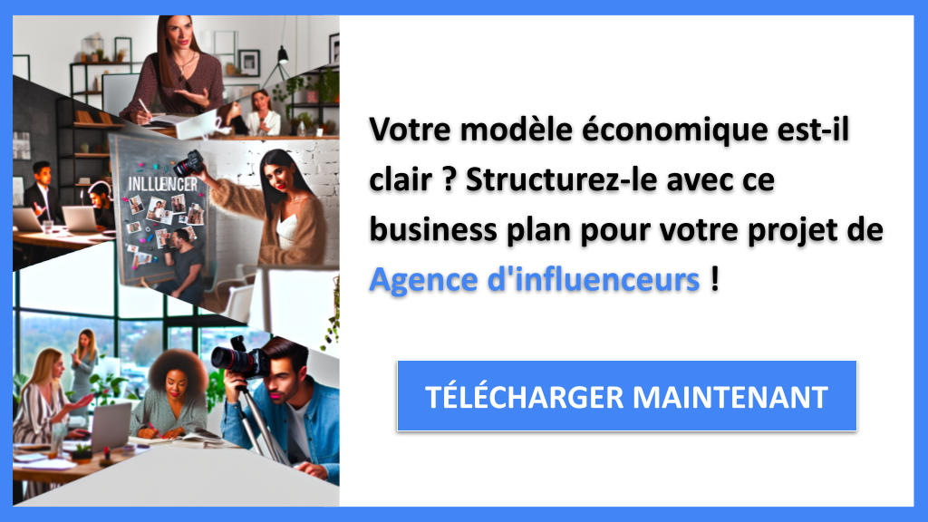Exemple Business Plan pour Agence d'influenceurs - Agence d'influenceurs Business Model Canvas- CTA1