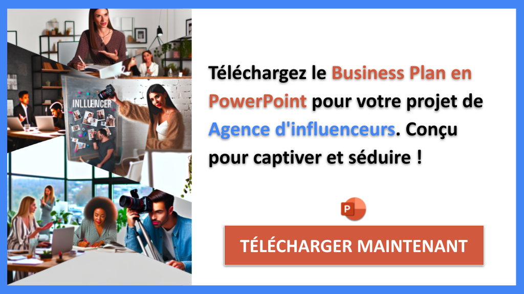 Exemple Business Plan pour Agence d'influenceurs - Agence d'influenceurs Business Model Canvas- CTA2