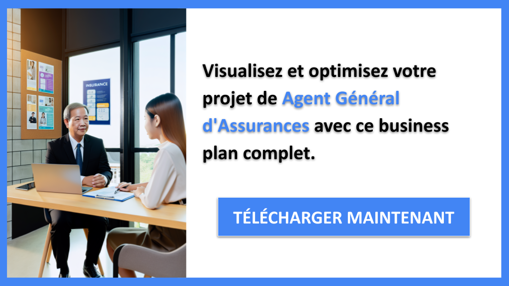 Exemple Business Plan pour Agent Général d'Assurances - Agent Général d'Assurances Business Model Canvas- CTA3