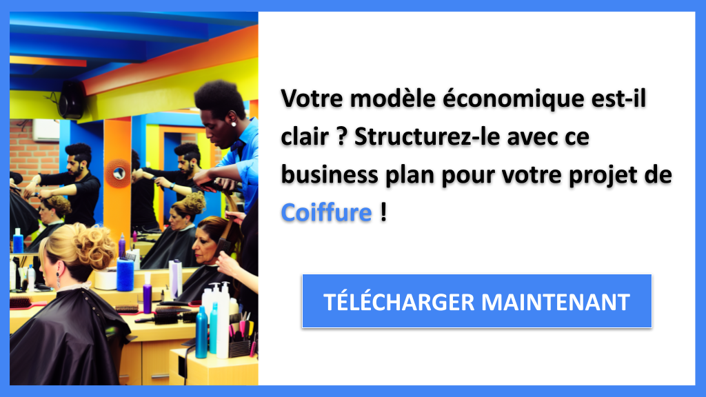 Exemple Business Plan pour Coiffure - Coiffure Business Model Canvas- CTA1