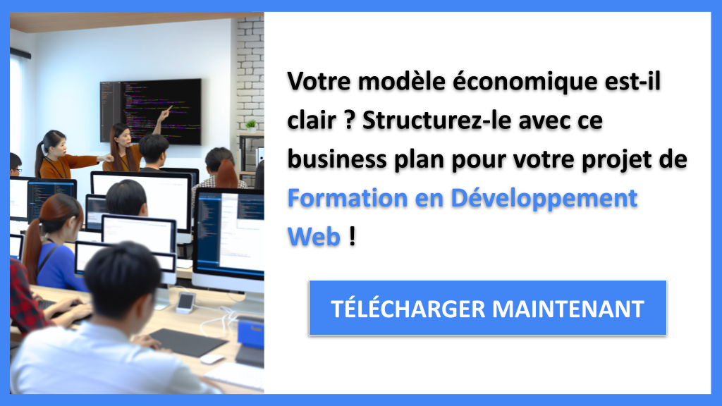 Exemple Business Plan pour Formation en Développement Web - Formation en Développement Web Business Model Canvas- CTA1