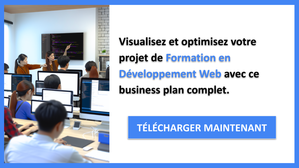 Exemple Business Plan pour Formation en Développement Web - Formation en Développement Web Business Model Canvas- CTA3