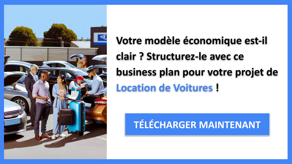 Exemple Business Plan pour Location de Voitures - Location de Voitures Business Model Canvas- CTA1