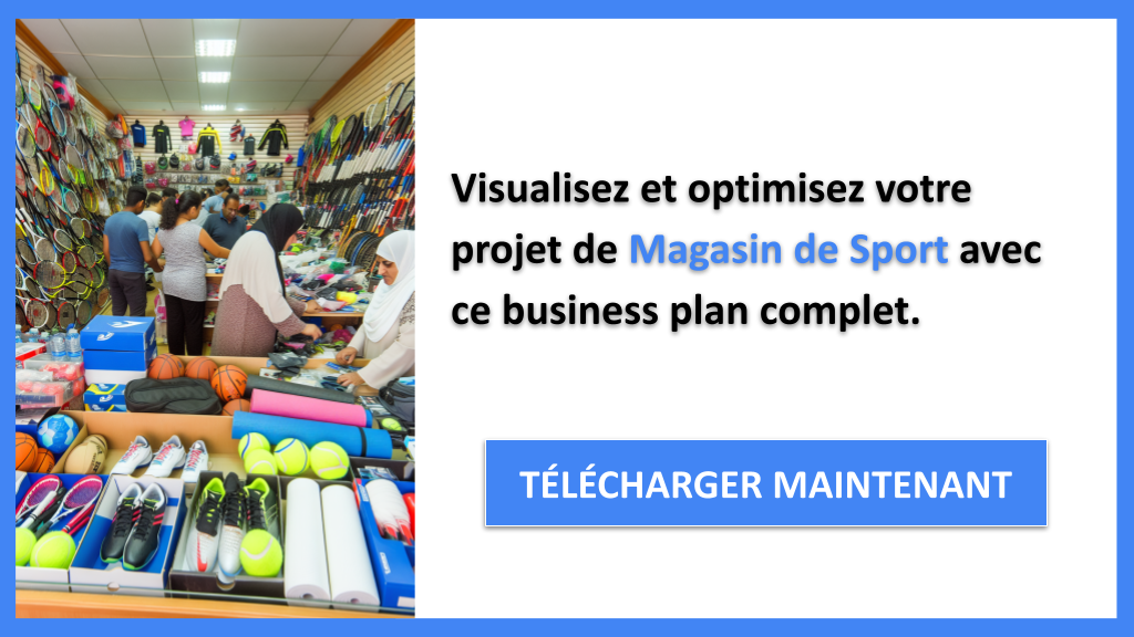 Exemple Business Plan pour Magasin de Sport - Magasin de Sport Business Model Canvas- CTA3