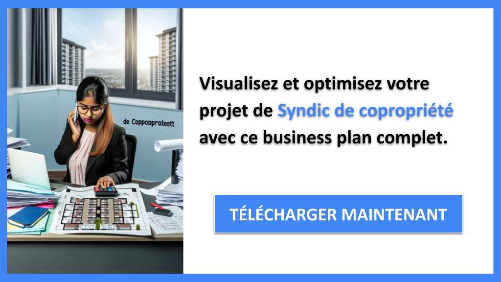Exemple Business Plan pour Syndic de copropriété - Syndic de copropriété Business Model Canvas- CTA3