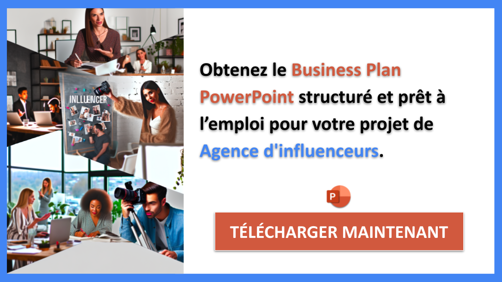 Exemple Business Plan pour Agence d'influenceurs - Agence d'Influenceurs Business Plan Exemple- CTA2