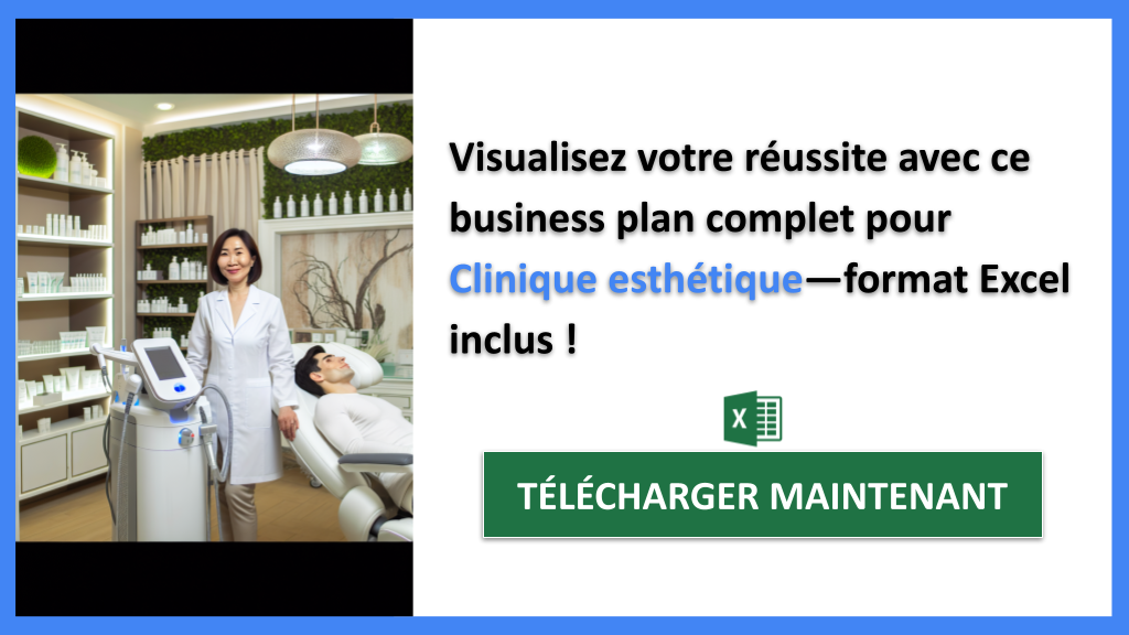 Exemple Business Plan pour Clinique esthétique - Clinique esthétique Business Plan Exemple- CTA3