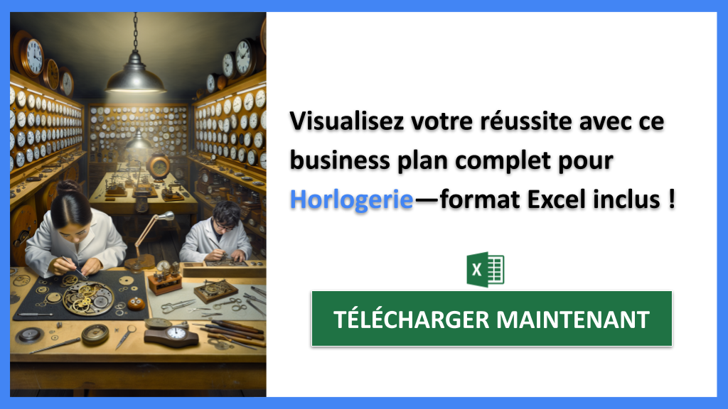 Comment rédiger un business plan convaincant pour Horlogerie ? 8 Exemple Business Plan pour Horlogerie - Horlogerie Business Plan Exemple- CTA3