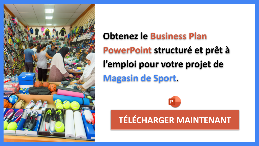Exemple Business Plan pour Magasin de Sport - Magasin de Sport Business Plan Exemple- CTA2