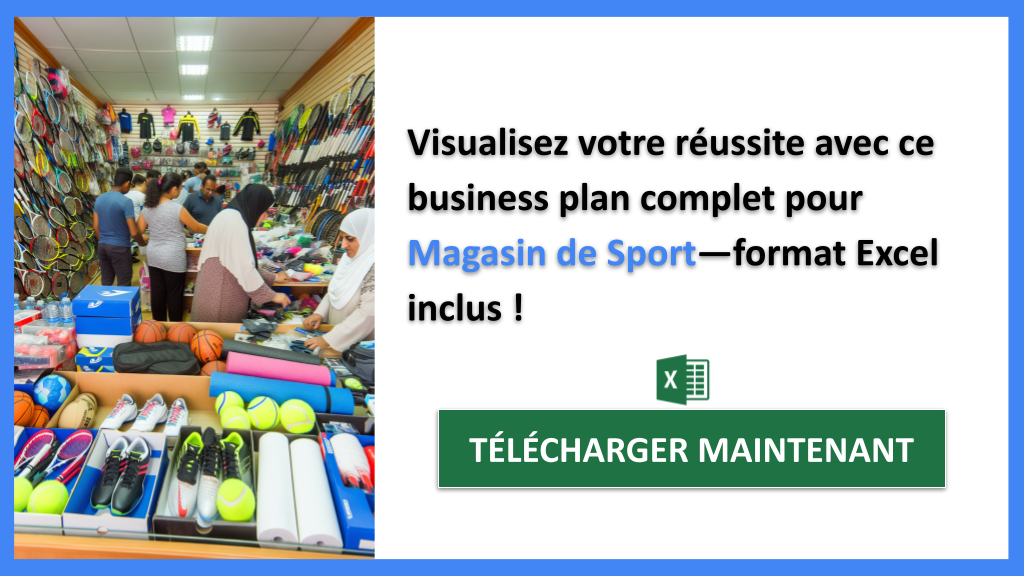 Exemple Business Plan pour Magasin de Sport - Magasin de Sport Business Plan Exemple- CTA3