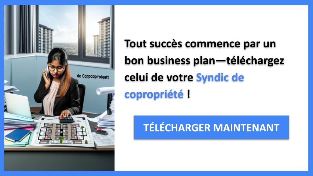 Exemple Business Plan pour Syndic de copropriété - Syndic de Copropriété Business Plan Exemple- CTA1