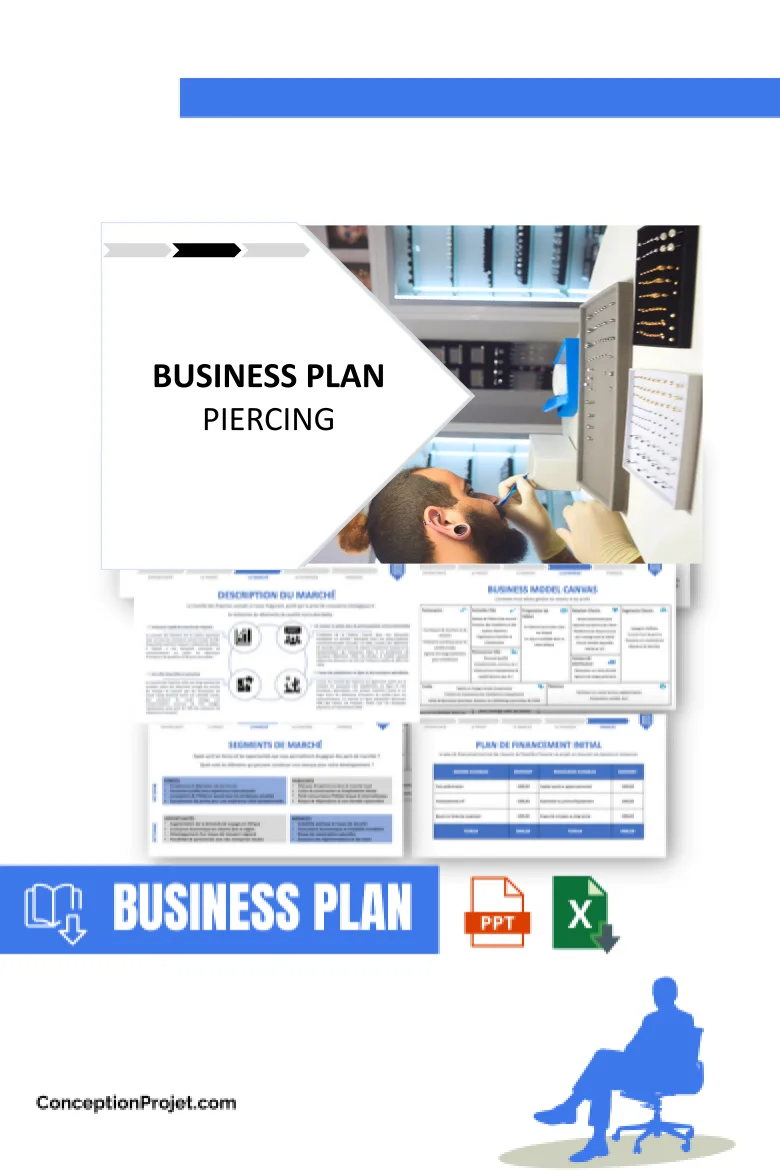 Business Plan pour Piercing - Plan Marketing Piercing