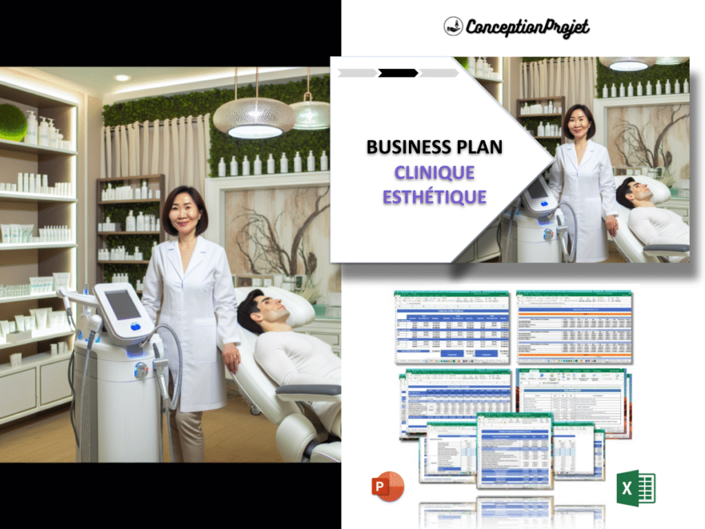 Clinique esthetique Business Plan Exemple Cover