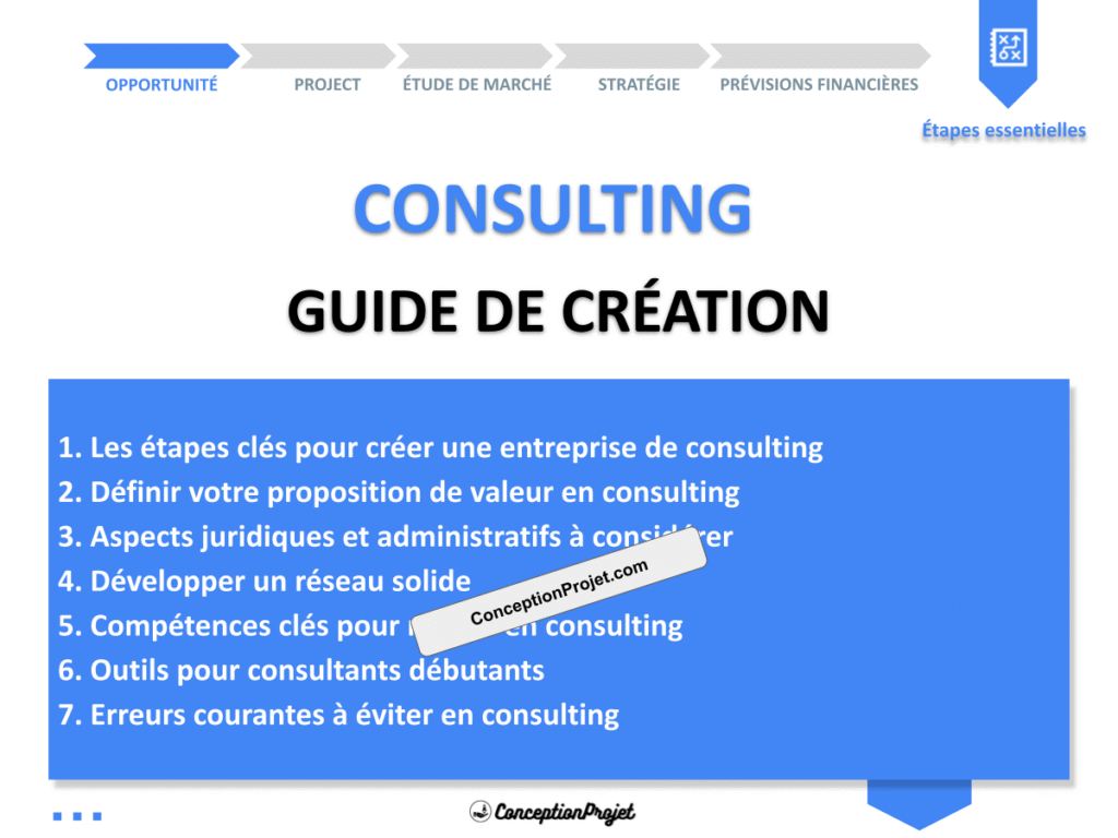 Consulting Guide de Creation Cover