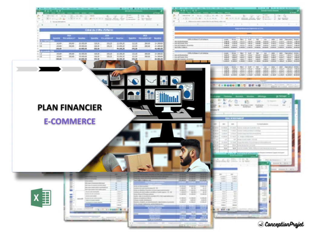 E commerce Plan financier Exemple Cover