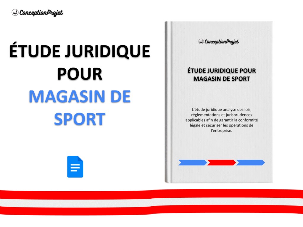 Etude Juridique Magasin de Sport Cover