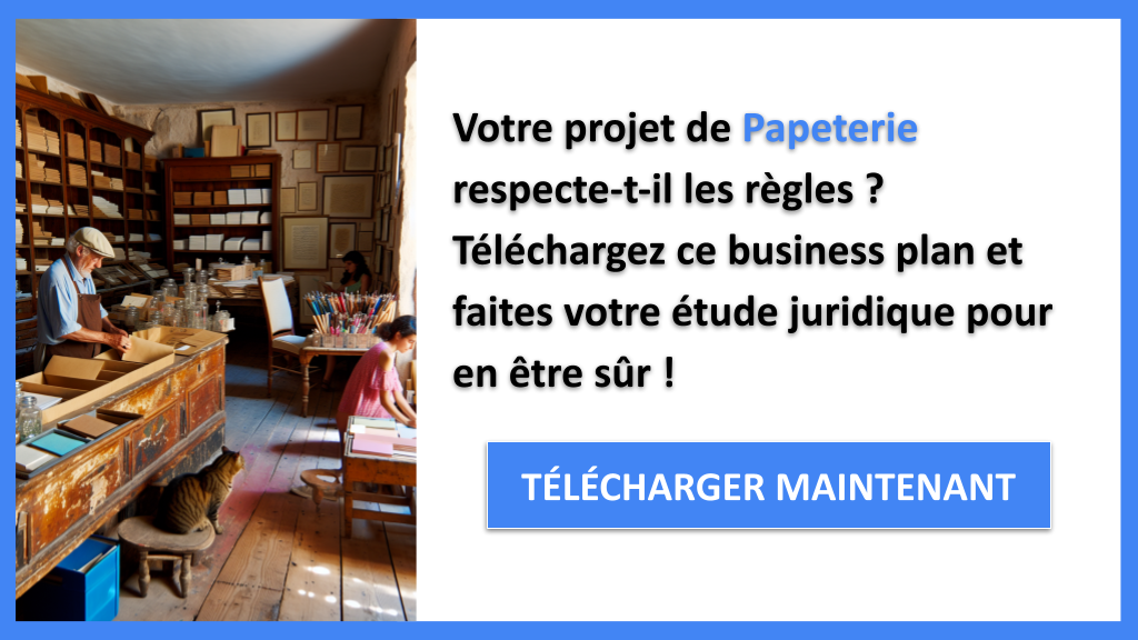 Comment Mener une Étude Juridique pour une Papeterie ? 6 Exemple Business Plan pour Papeterie - Étude Juridique Papeterie- CTA1