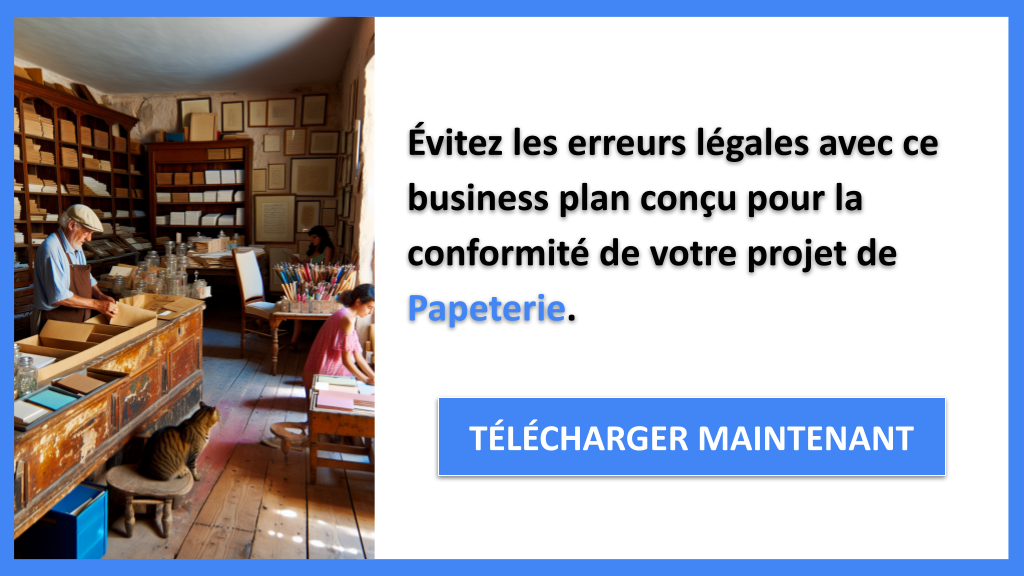 Comment Mener une Étude Juridique pour une Papeterie ? 7 Exemple Business Plan pour Papeterie - Étude Juridique Papeterie- CTA2
