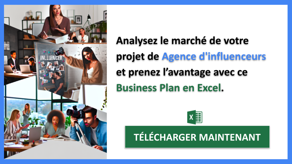 Exemple Business Plan pour Agence d'influenceurs - Étude de la Concurrence Agence d'influenceurs- CTA2
