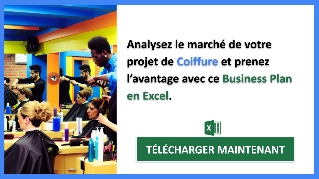 Exemple Business Plan pour Coiffure - Étude de la Concurrence Coiffure- CTA2