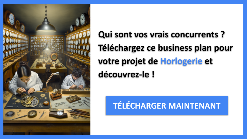 Pourquoi Horlogerie Est-il un Exemple Parfait pour une Étude de la Concurrence ? 6 Exemple Business Plan pour Horlogerie - Étude de la Concurrence Horlogerie- CTA1