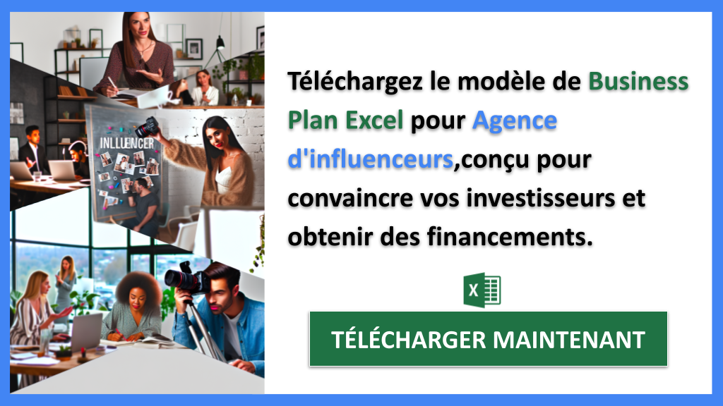 Exemple Business Plan pour Agence d'influenceurs - Financement Agence d'influenceurs- CTA2